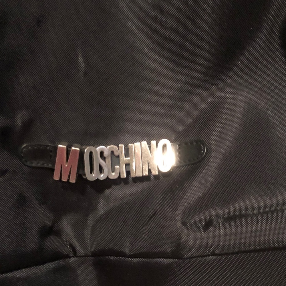 Moschino Nylon Fabric Tote AS IS - needs tightening of 1 handle OVERALL A CUTIE
